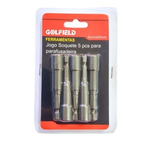 JOGO DE SOQUETE MAGNÉTICO 6 MM X 65MM